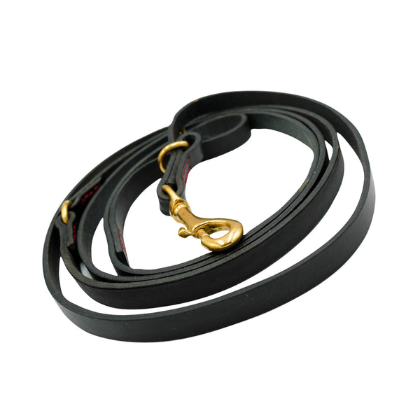 Obsidian Flame Premium Full Grain Australian Leather Leash