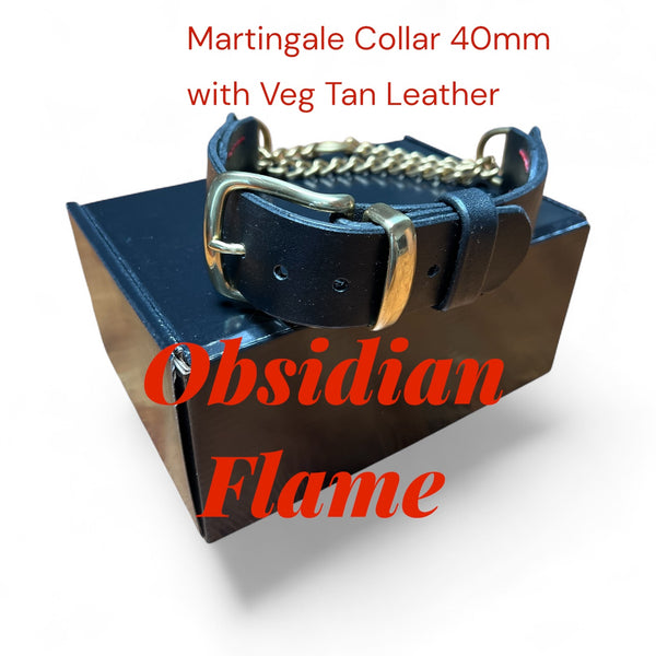 Obsidian Flame Martingale Collar