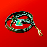 Sage Green Premium Full Grain Australian Leather Leash